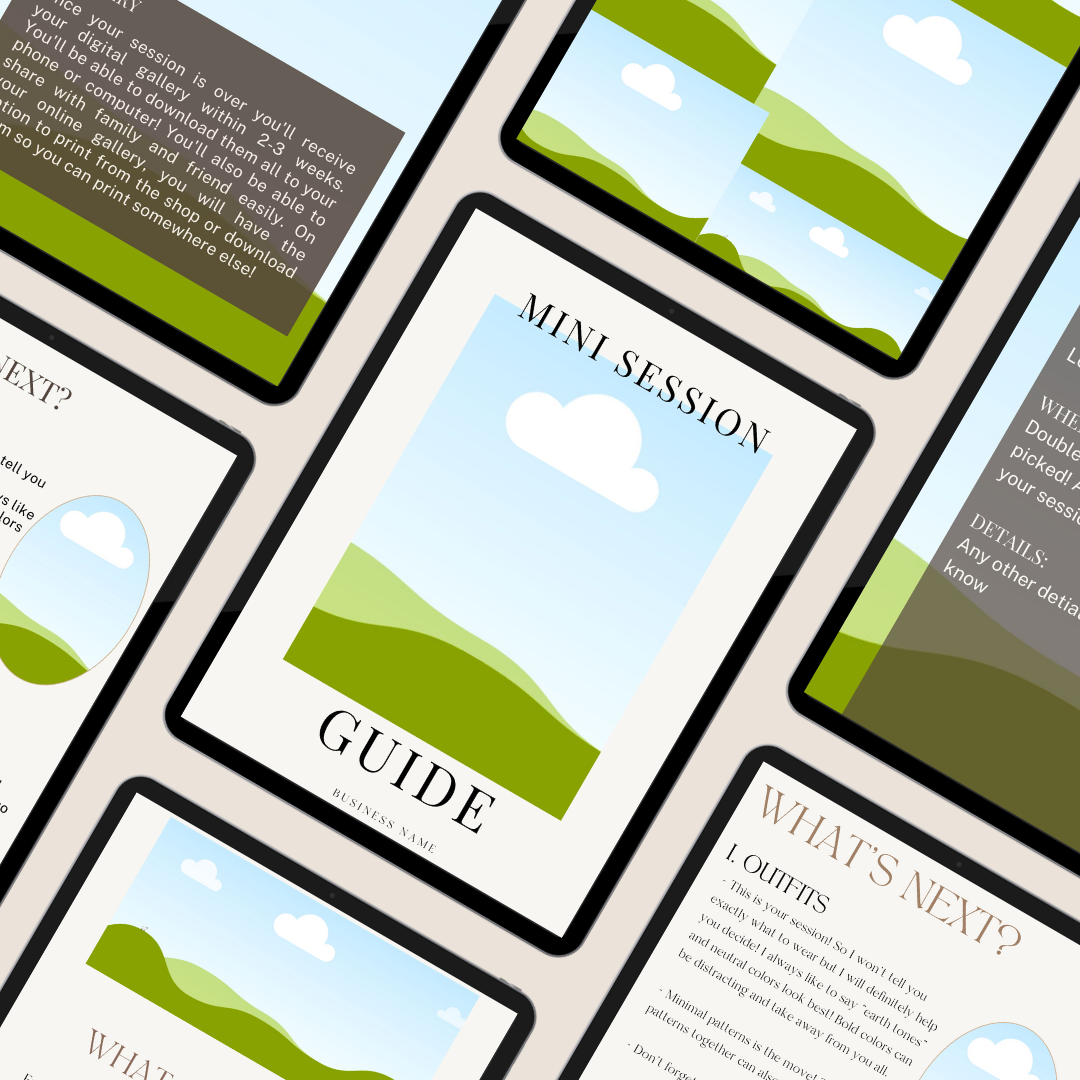 MINI SESSION GUIDE